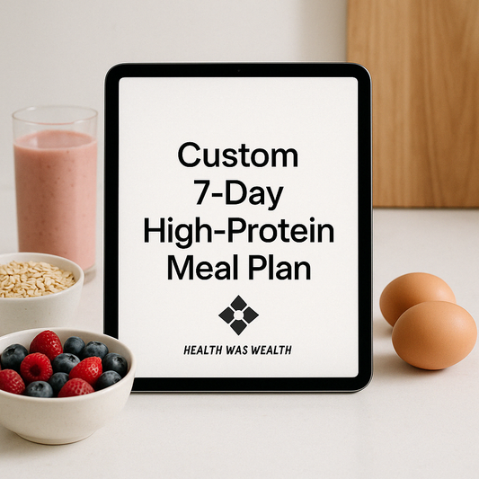 Custom 7-Day High-Protein Meal Plan (Made for You)